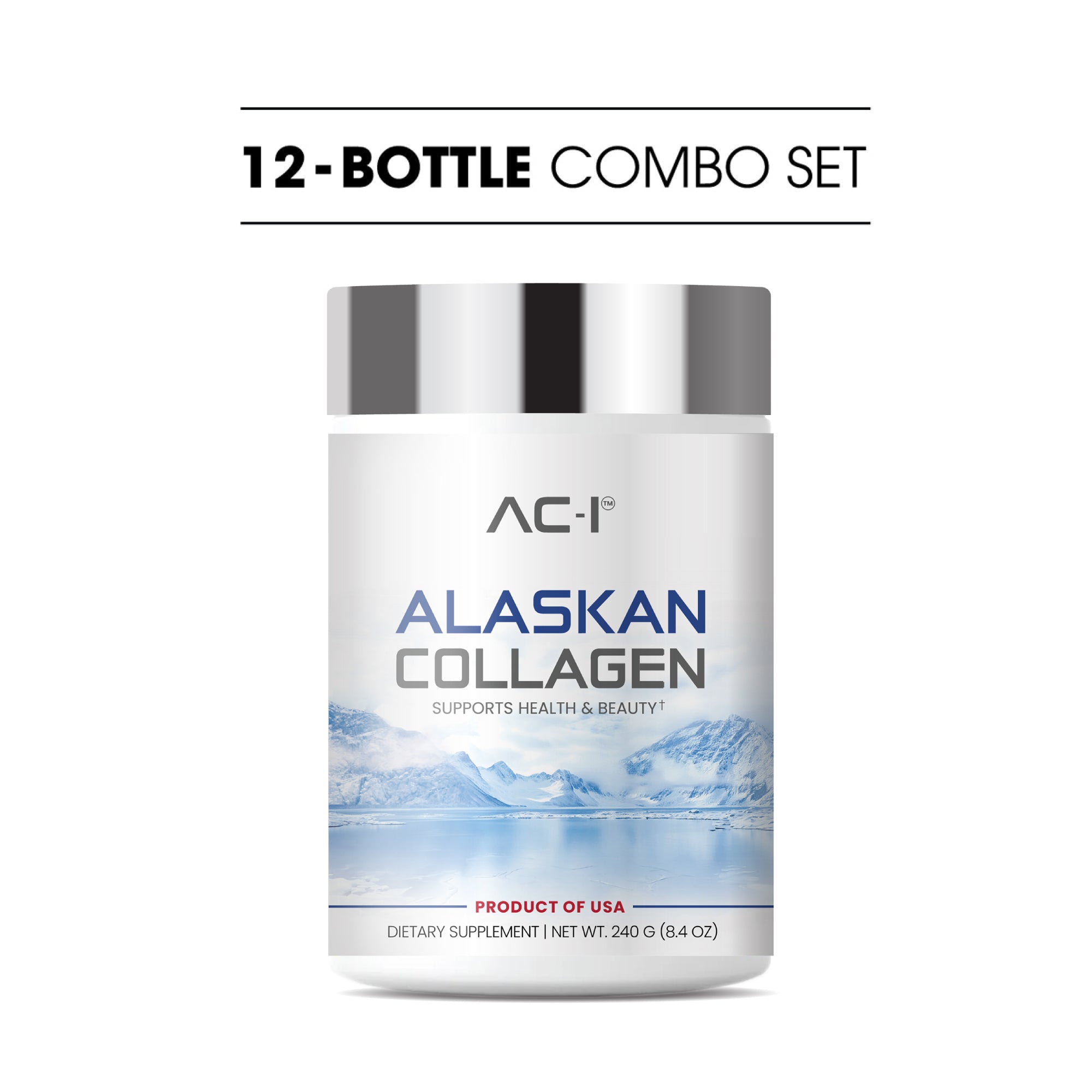 Alaskan Marine Collagen (12-Bottle Combo Set)